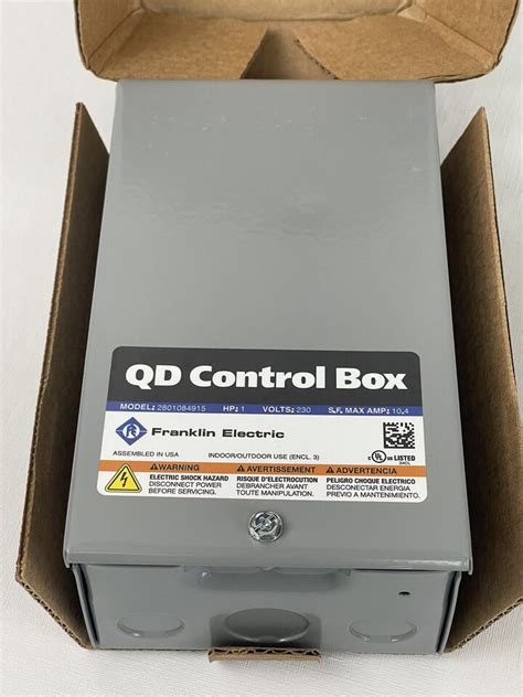 franklin electric control box 2801084915|Franklin Electric 2801084915, QD Submersible Motor Control .